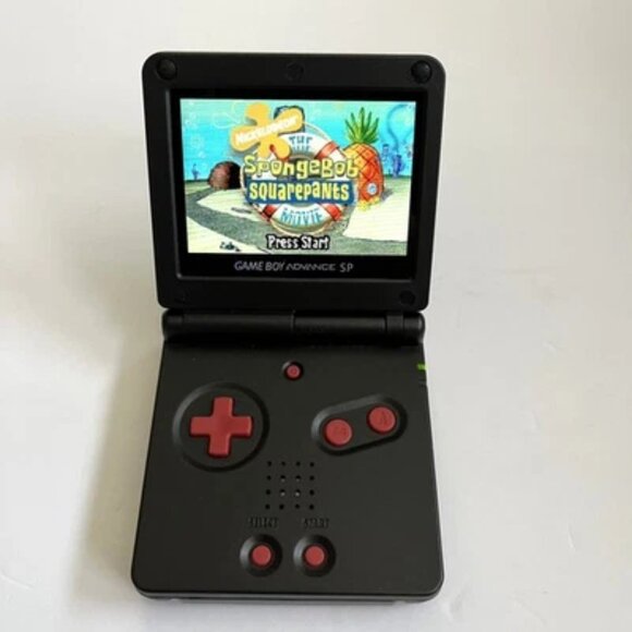 Nintendo GameBoy Advance SP Graphite Black System AGS-101 w/ Charger - Tested! - Picture 2 of 9